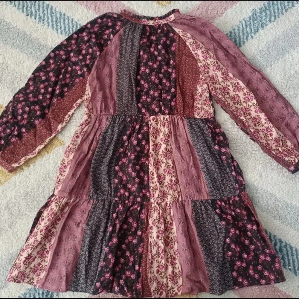 ZARA Kids | Maroon | PATCHWORK DRESS